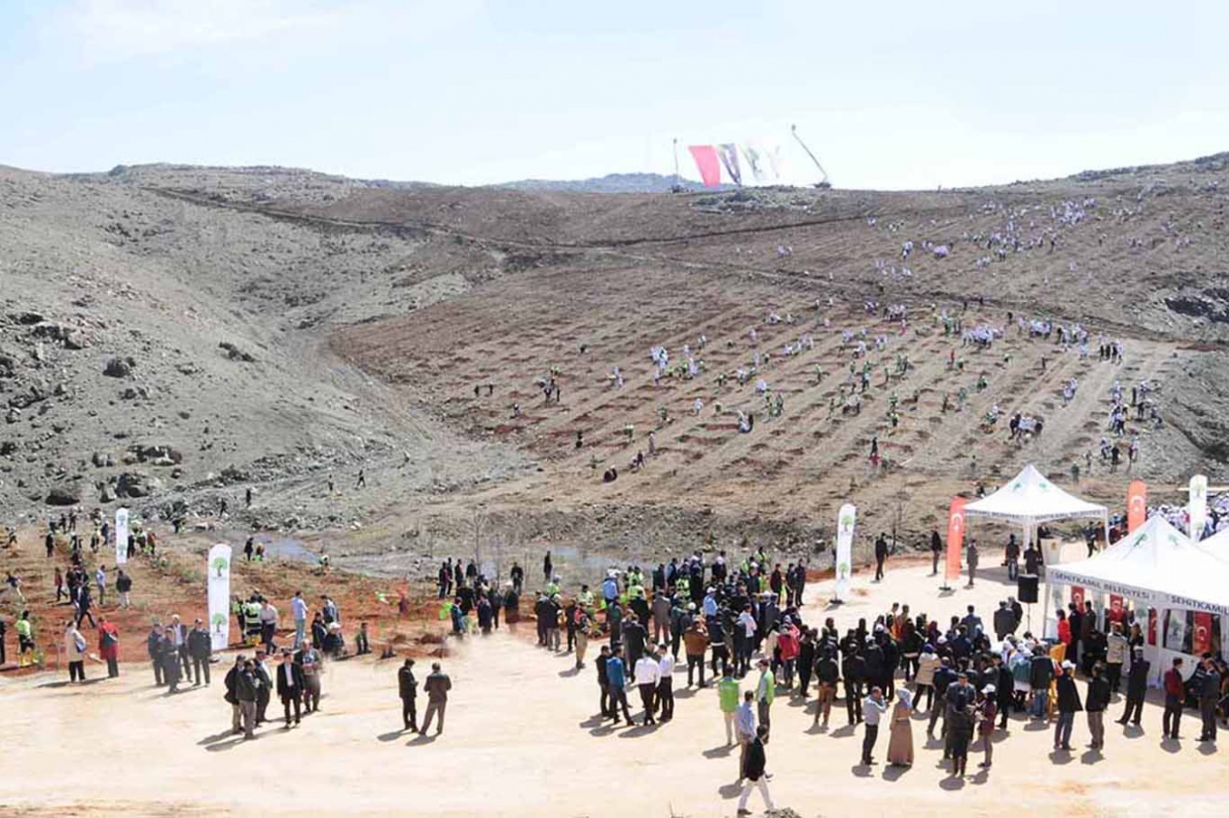 Gaziantep’te  4 bin 200 fidan dikimi gerçekleştirildi